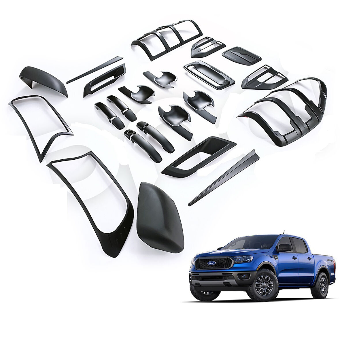 Ford Ranger 2016+ Full Set Siyah