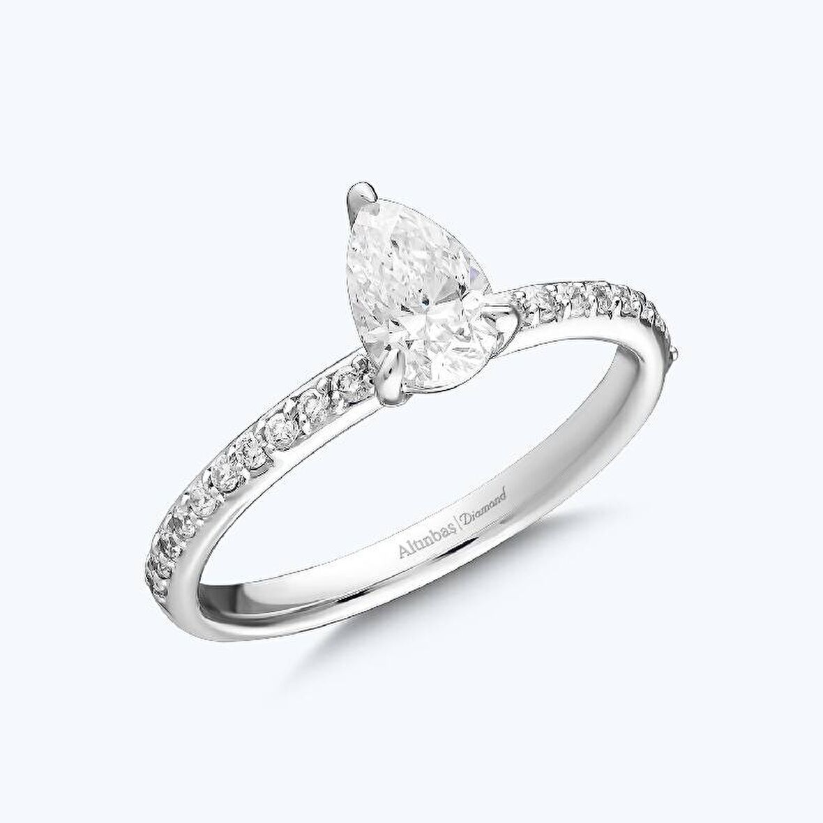 Pırlanta Damla Yüzük