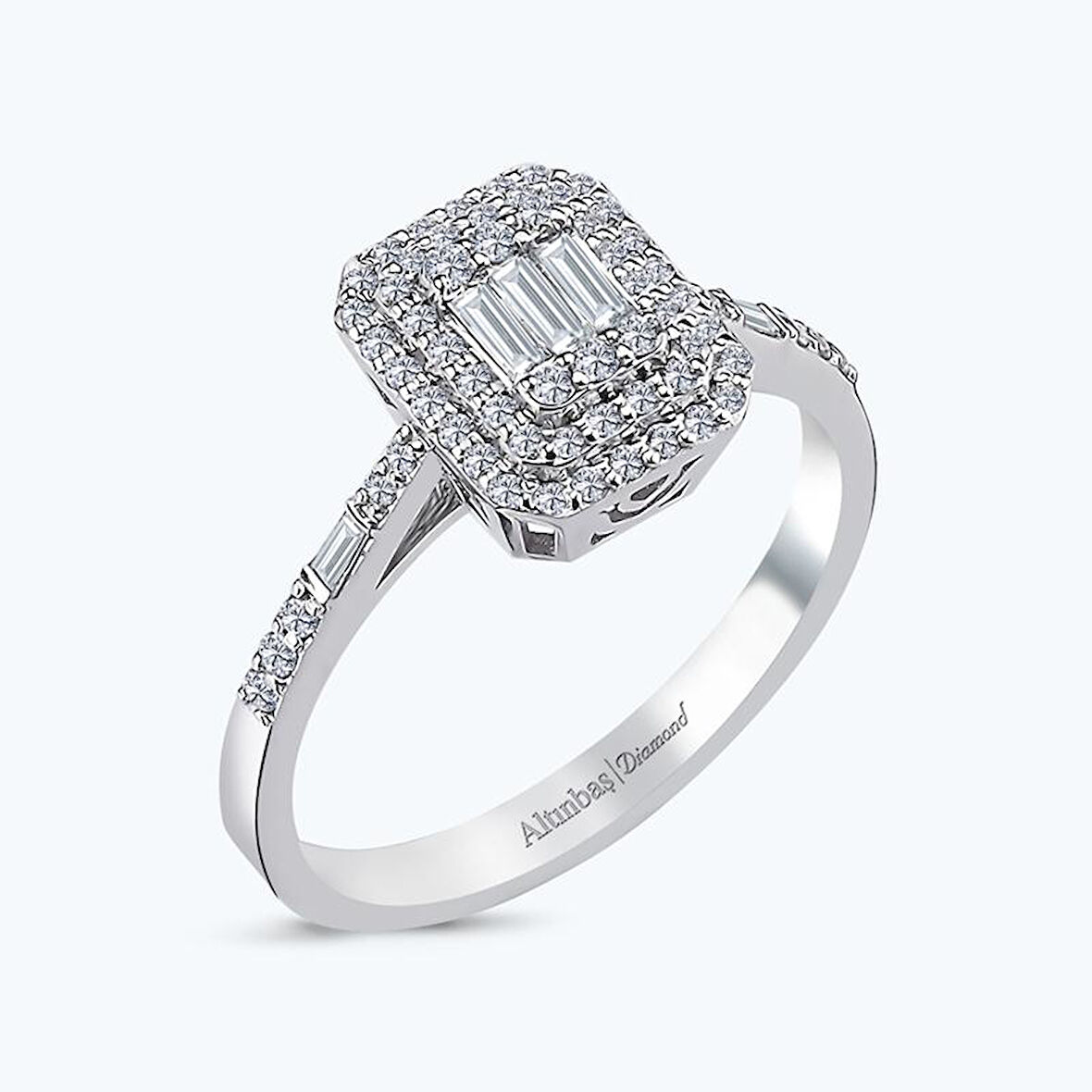 Pırlanta Baget Yüzük