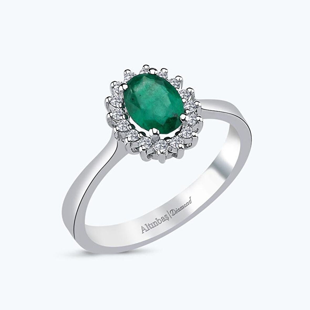 Pırlanta Zümrüt Yüzük