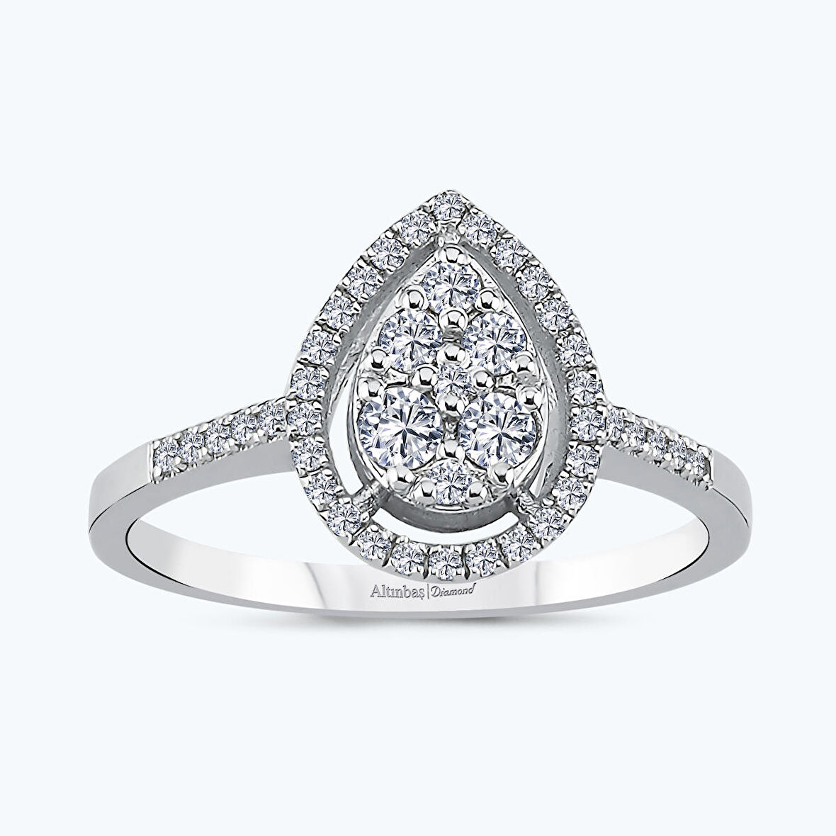 Pırlanta Damla Yüzük