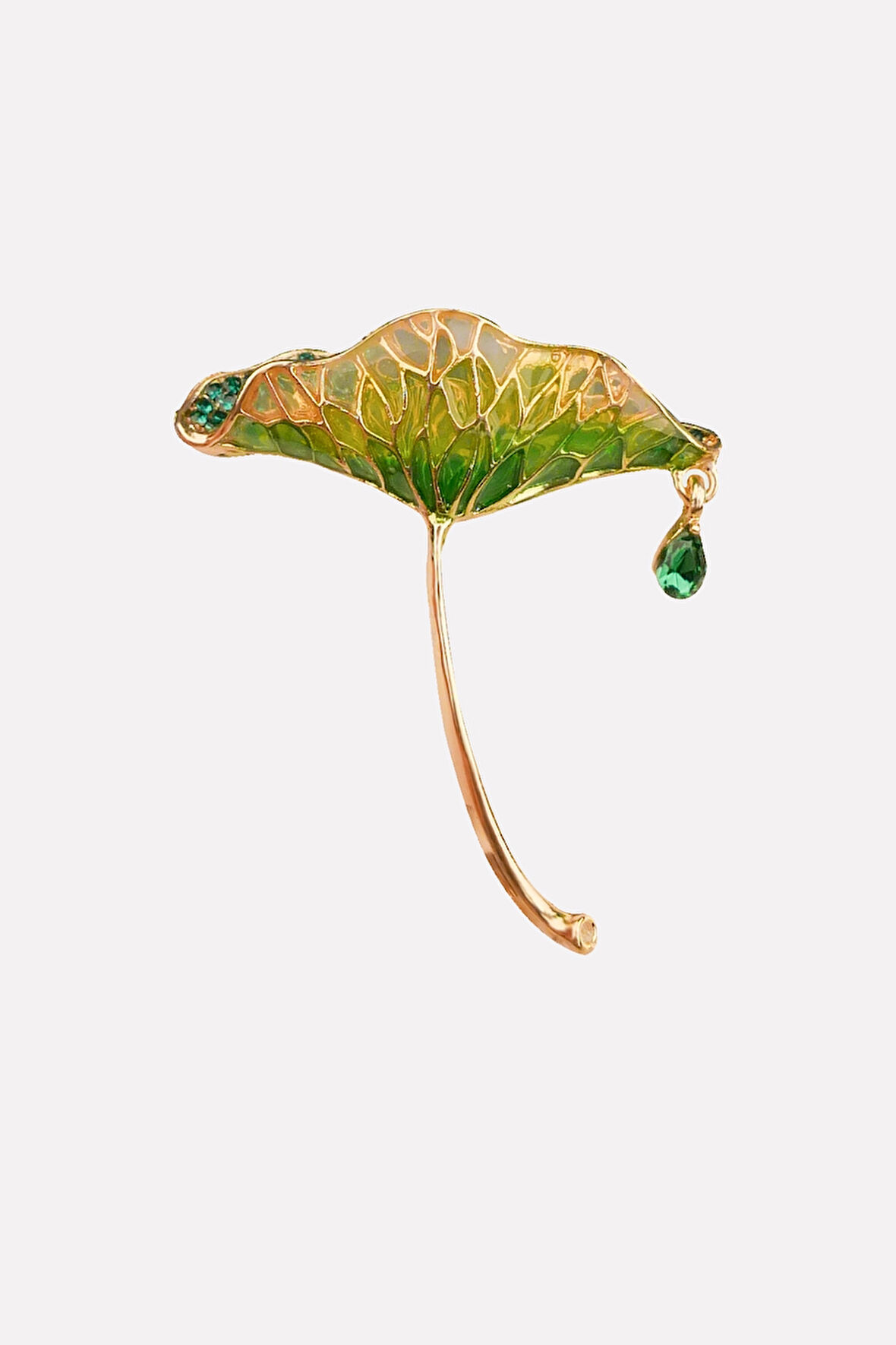 Ginkgo Biloba Yaprak Broş