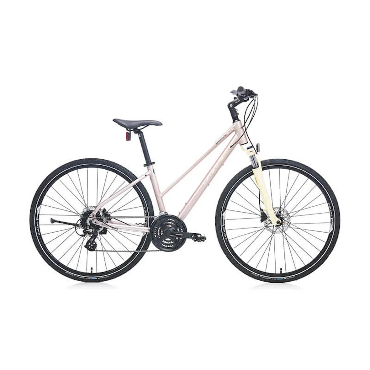 Carraro Sportive 226 28 jant Şehir & Tur Bisikleti (Mat Metalik Pembe Bej Mor) 46 Kadro