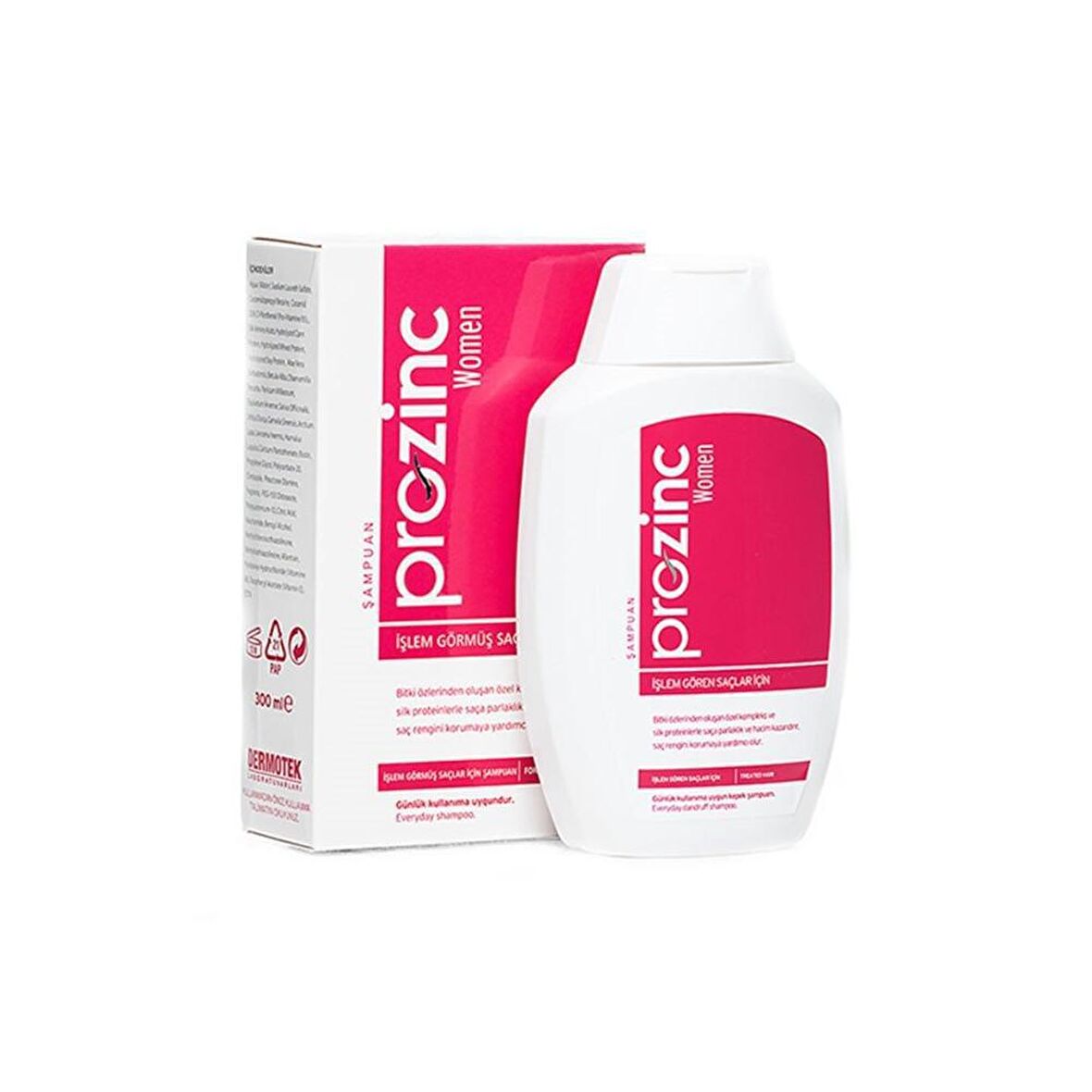 Prozinc Boyalı Saçlar İçin Kepek Önleyici Şampuan 300 ml