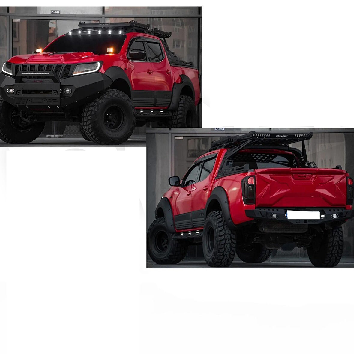 Navara 2014-2021 Model Arası Uyumlu Çamurluk Dodik Kaplaması 