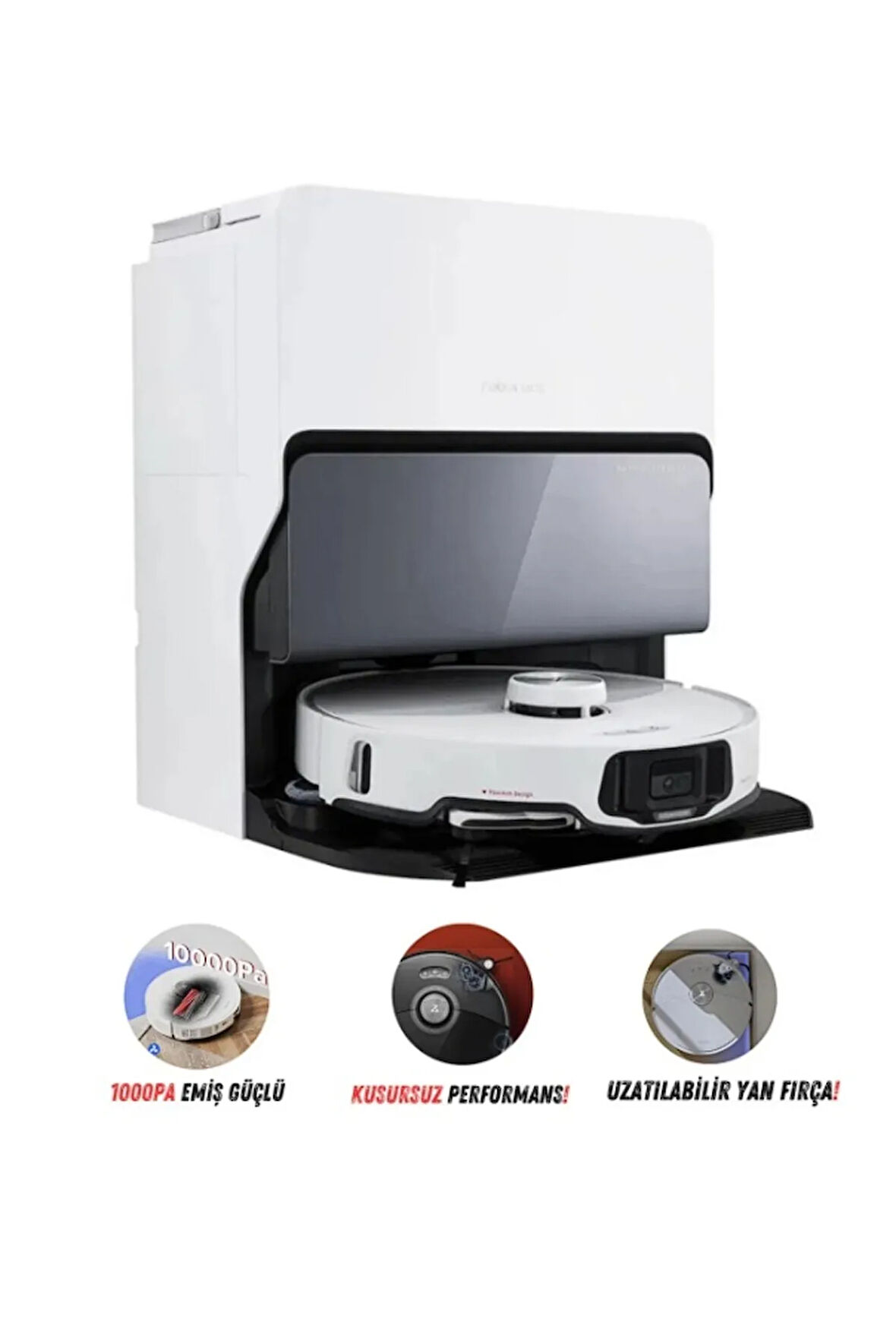 10000pa Ultra Premium Robot Süpürge - Kendini Temizleme - Mop Kaldırma - Ultra Performans