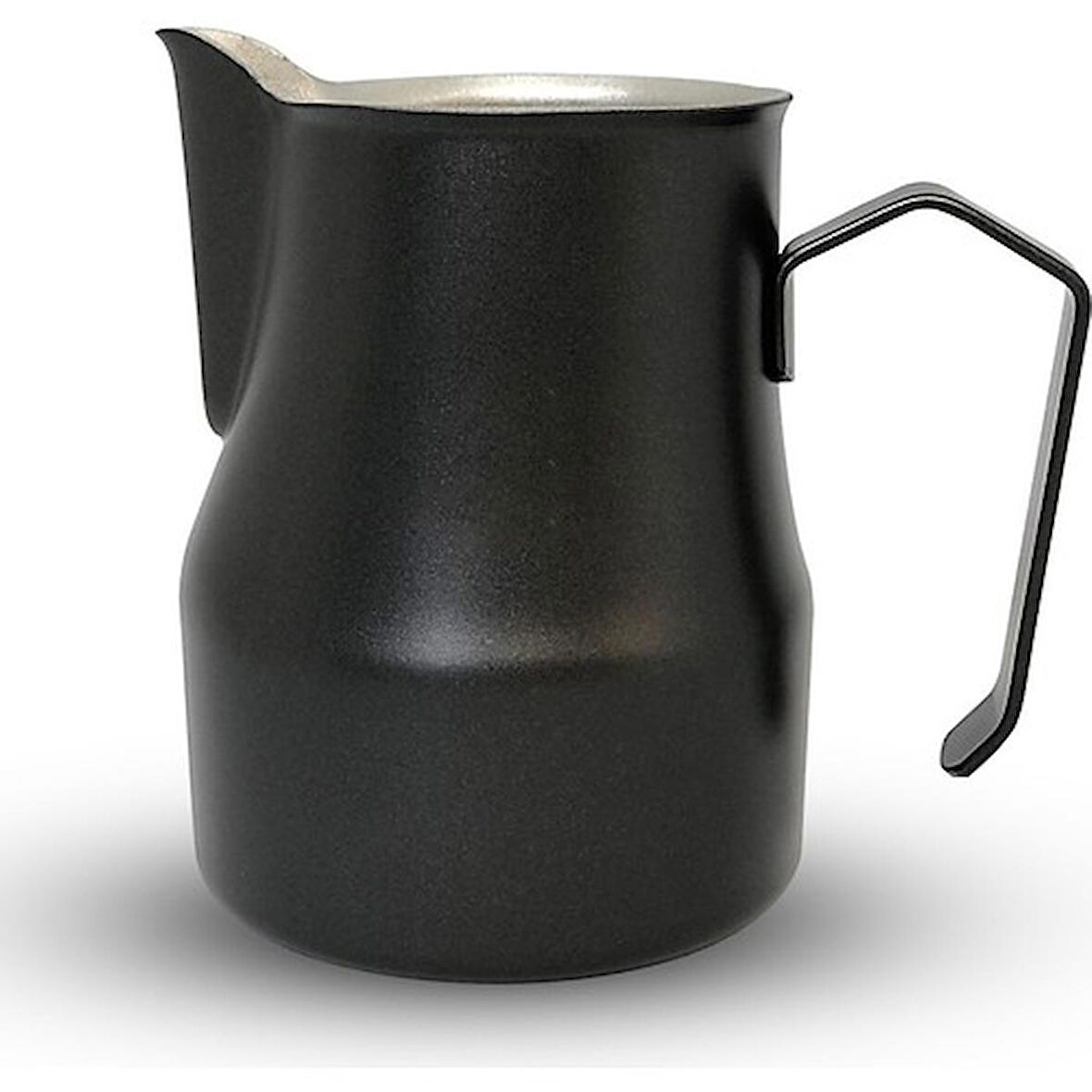 Horecamark Paslanmaz Çelik Ördek Ağızlı Süt Potu Siyah Milk Pitcher 500 ml