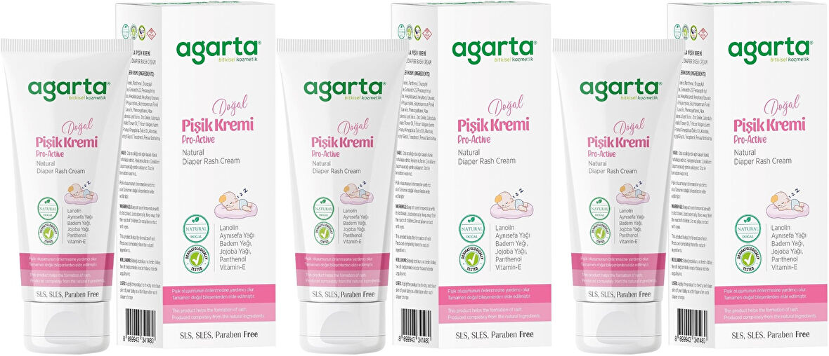 Agarta Doğal Pişik Kremi 100ML (3 Lü Set)