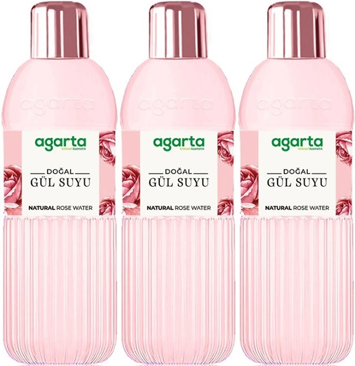 Agarta Doğal Gül Suyu 400ML (3 Lü Set)