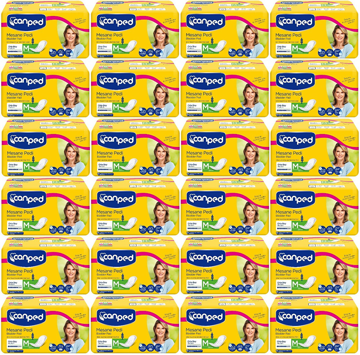 Canped Mesane Pedi Klasik M-Orta Boy 240 Adet
