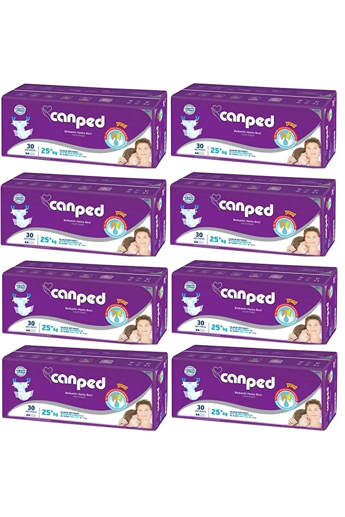 Hasta Bezi Çoçuklar İçin Bel Bantlı 8 Li Set 240 Adet Xs (8Pk*30)