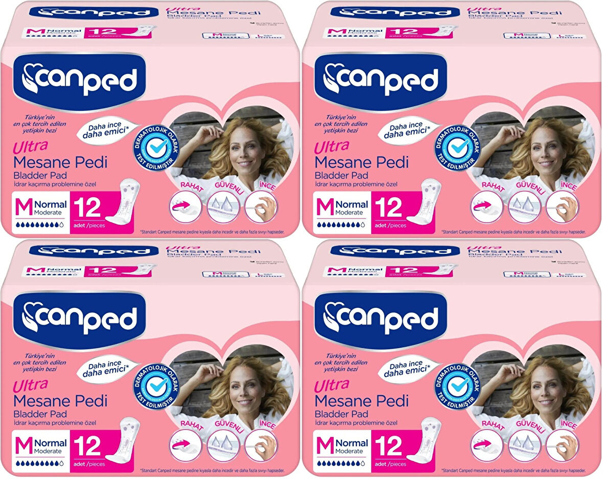 Canped Mesane Pedi Ultra M - Medium - Orta 48 Adet (4PK*12)