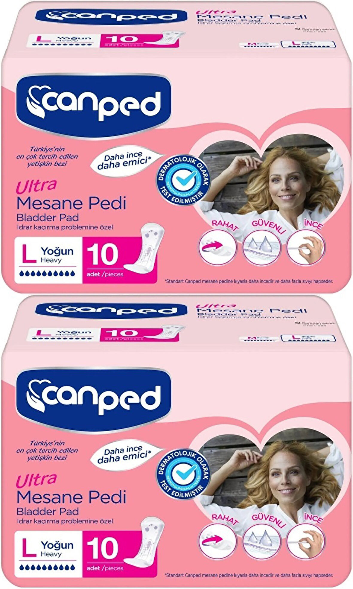 Canped Mesane Pedi Ultra L - Large - Büyük - Yoğun 20 Adet (2PK*10)