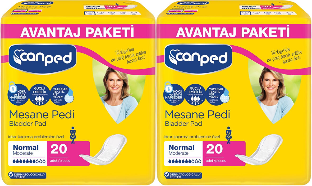 Canped Mesane Pedi Avantaj Pk Klasik M-Orta Boy Normal 40 Adet
