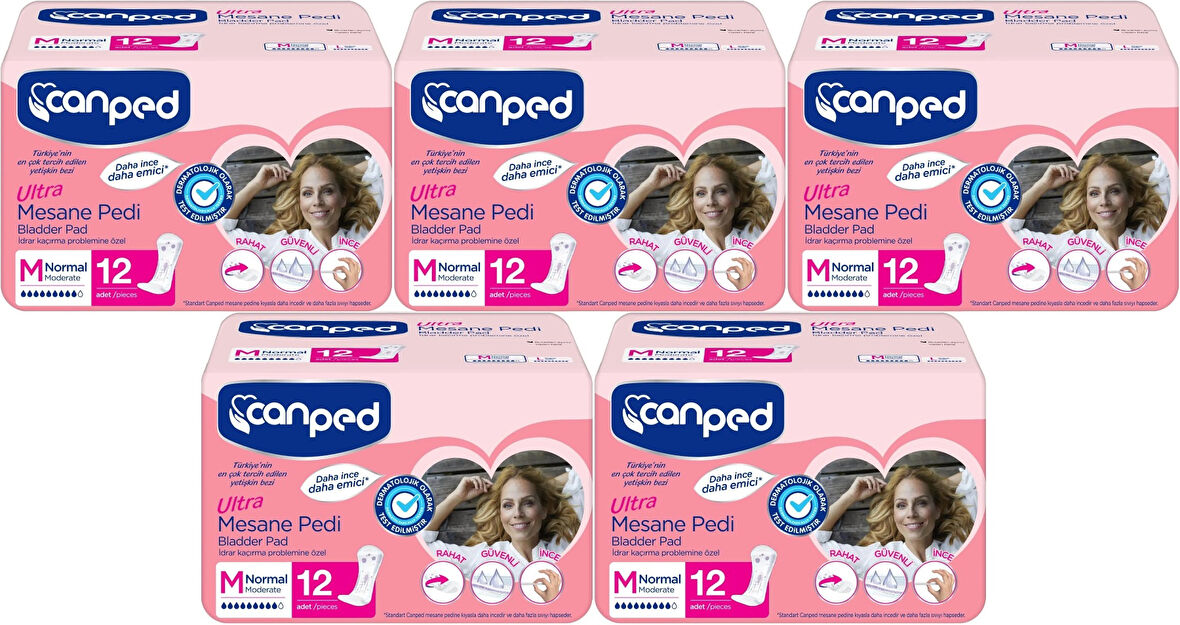 Canped Mesane Pedi Ultra M - Medium - Orta 60 Adet (5PK*12)