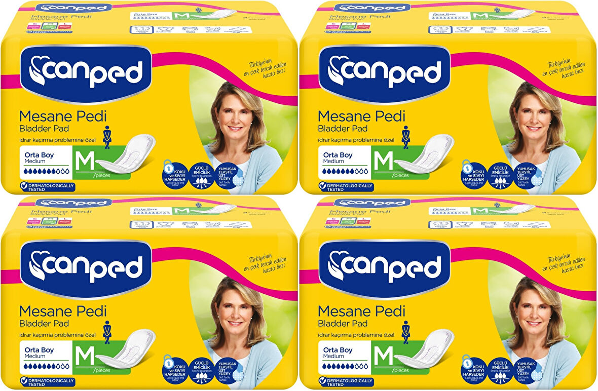 Canped Mesane Pedi Klasik M - Orta - Medium Boy 40 Adet