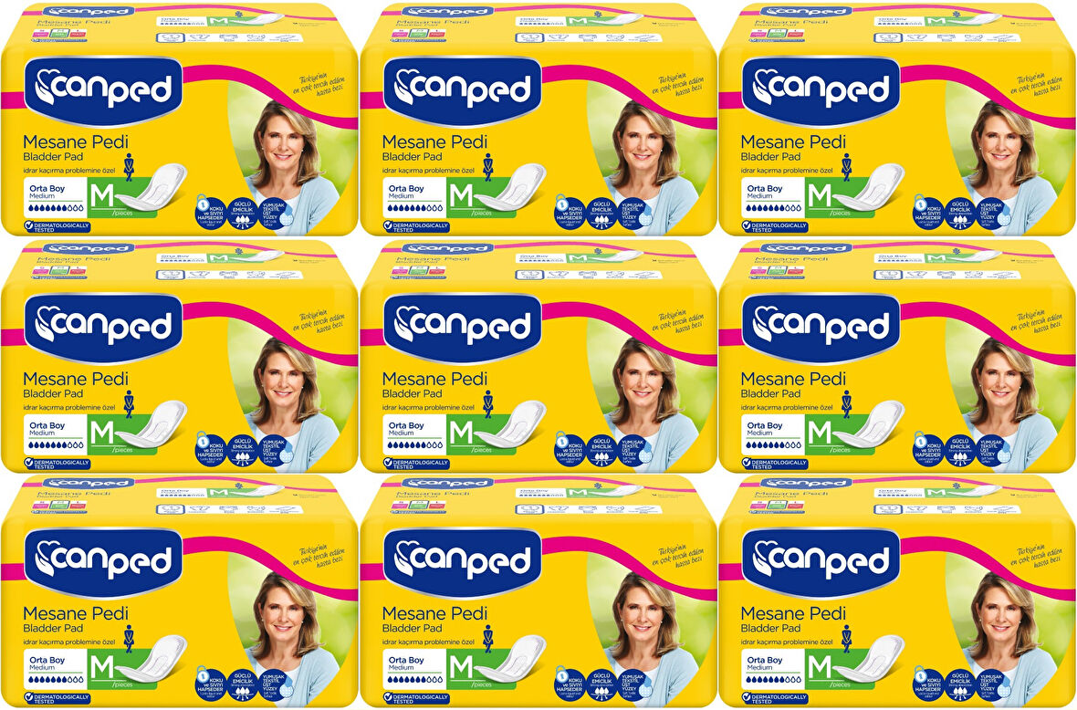 Canped Mesane Pedi Klasik M - Orta - Medium Boy 90 Adet