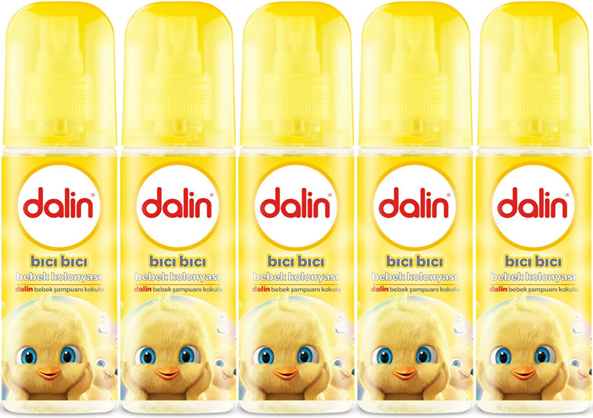 Dalin Bebek Kolonyası 150ML Klasik (Bıcı Bıcı Kokusu) (5 Li Set)