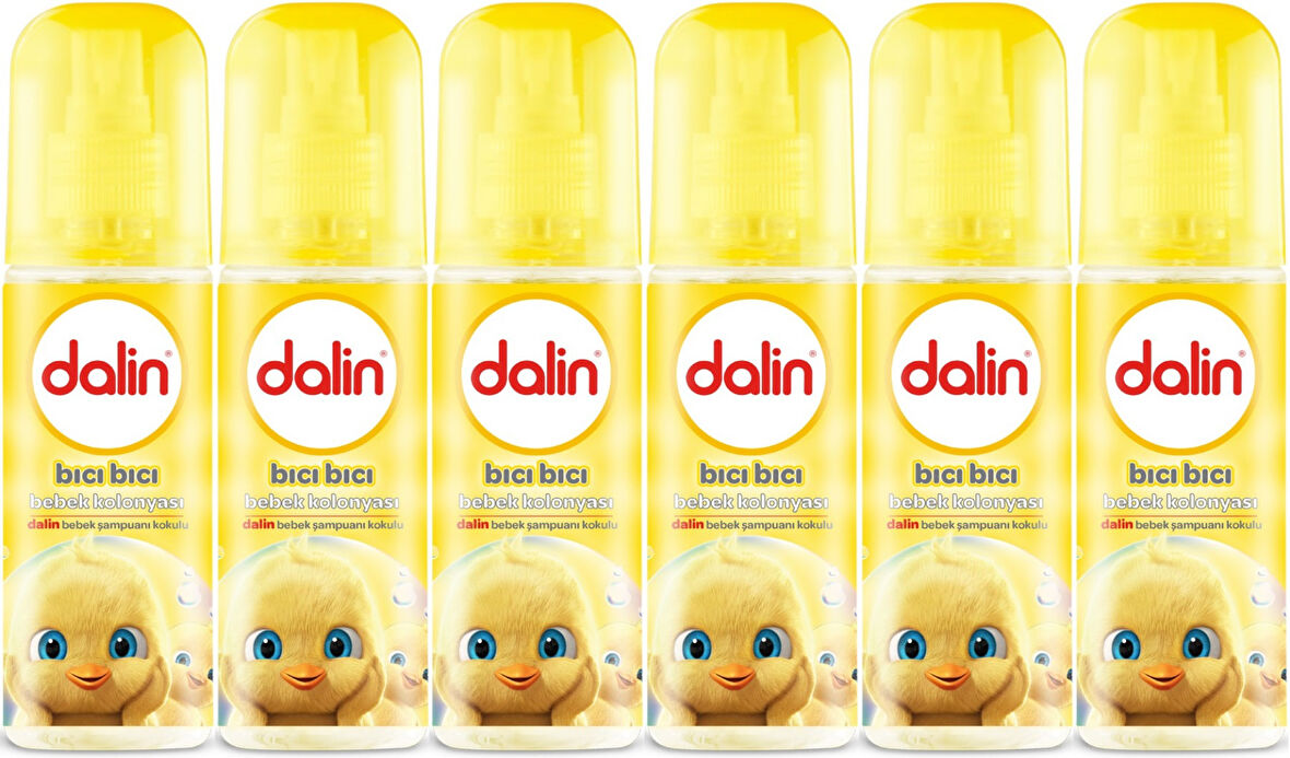 Dalin Bebek Kolonyası 150ML Klasik (Bıcı Bıcı Kokusu) (6 Lı Set)