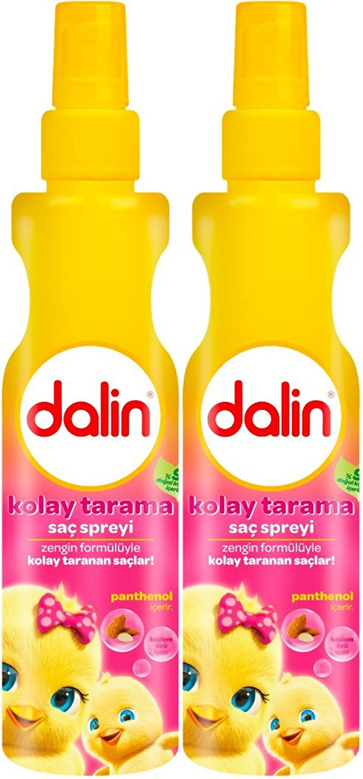 Dalin Kolay Saç Tarama Spreyi 200ML Badem Özlü (2 Li Set)