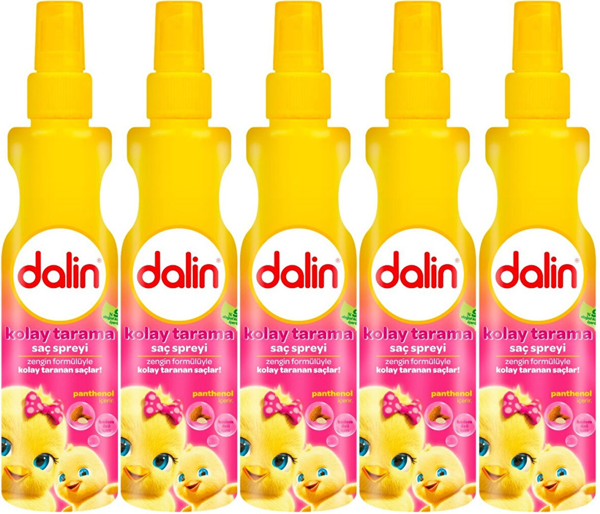 Dalin Kolay Saç Tarama Spreyi 200ML Badem Özlü (6 Lı Set)