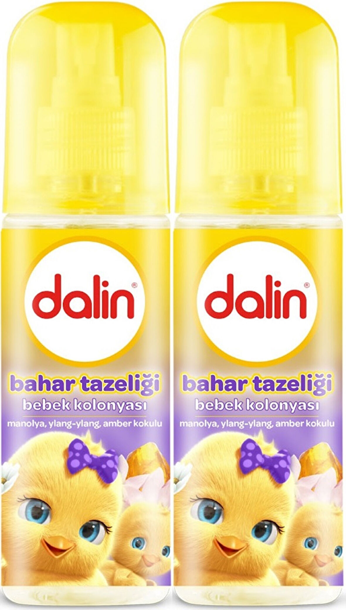 Dalin Bebek Kolonyası 150ML Bahar Tazeliği (Manolya-Ylang,Ylang-Amber Kokulu) (2 Li Set)