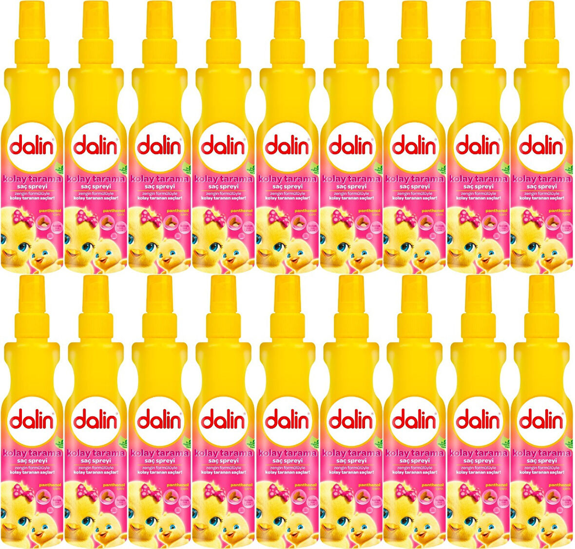 Dalin Kolay Saç Tarama Spreyi 200ML Badem Özlü (18 Li Set)