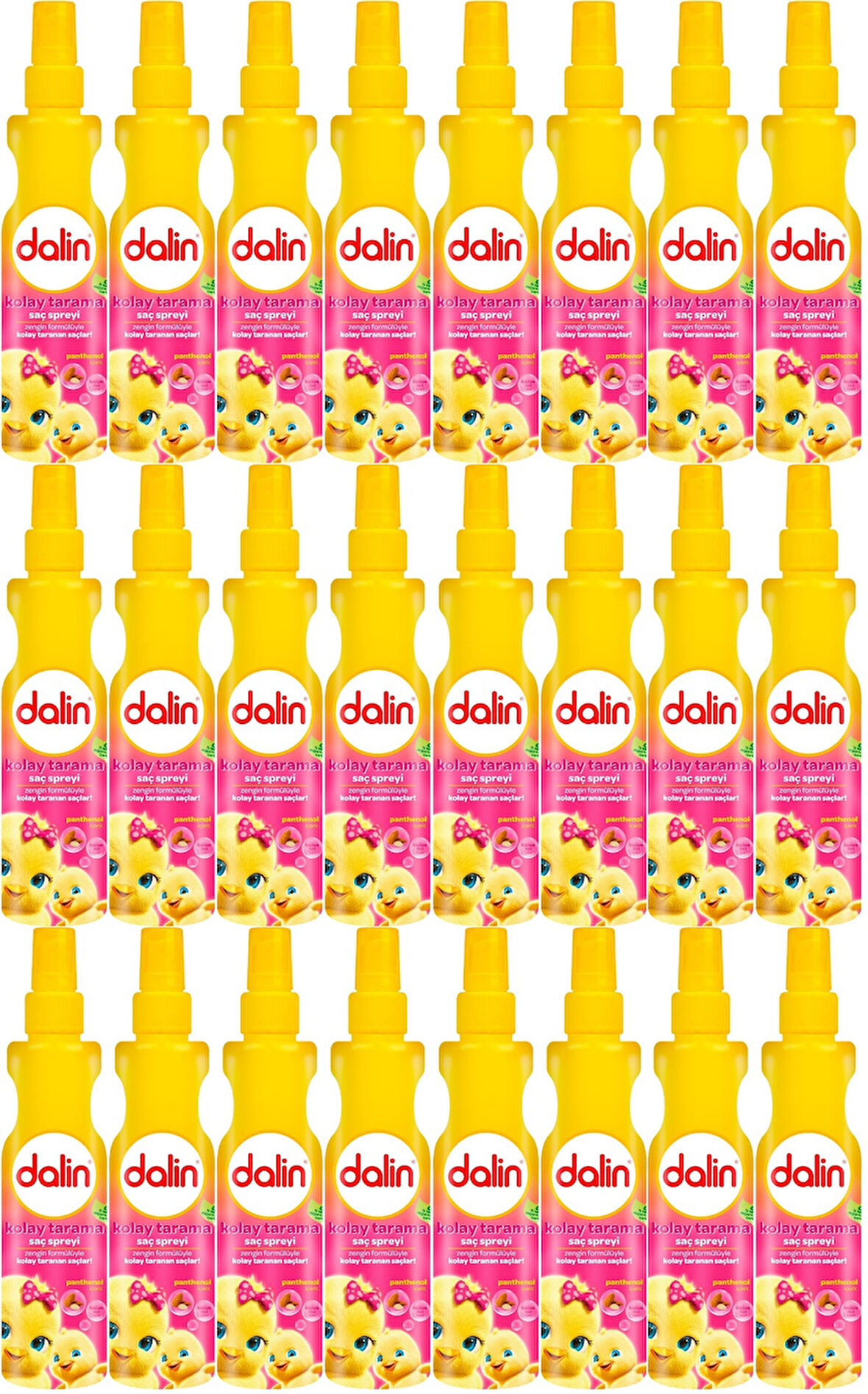 Dalin Kolay Saç Tarama Spreyi 200ML Badem Özlü (24 Lü Set)