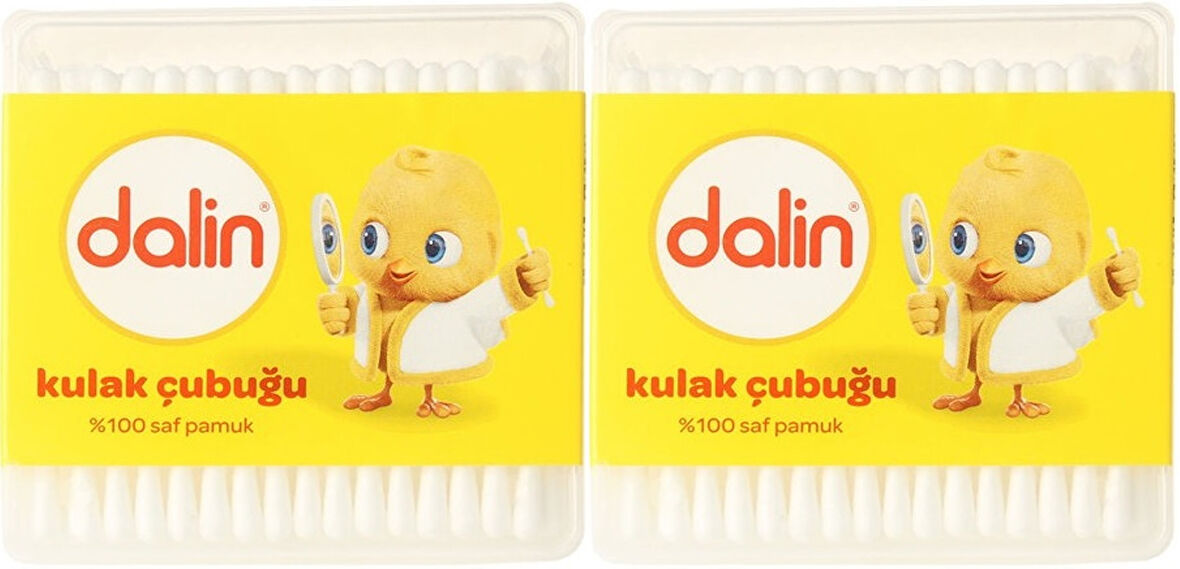 Dalin Kulak Çubuğu 100 Adet (2 Li Set)