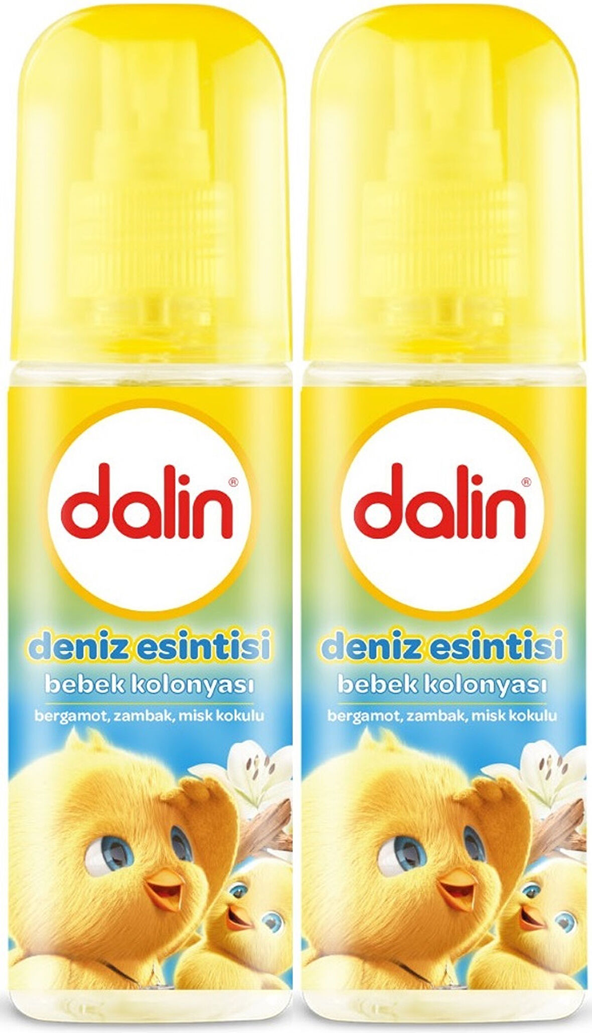 Dalin Bebek Kolonyası 150ML Deniz Esintisi (Bergomat-Zambak-Misk Kokulu) (2 Li Set)