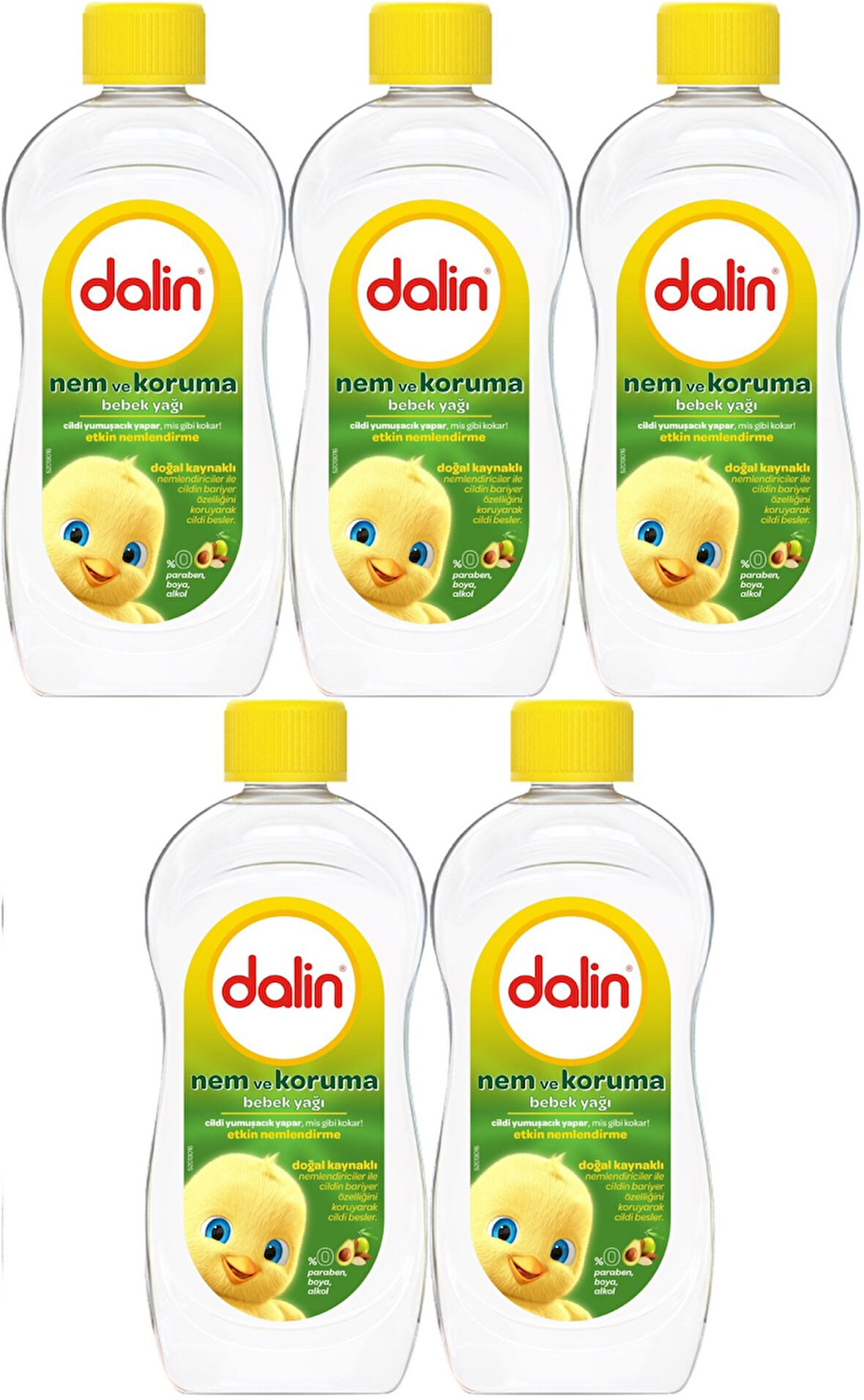 Dalin Bebek Yağı 300ML Nem ve Koruma (Avokado) (5 Li Set)