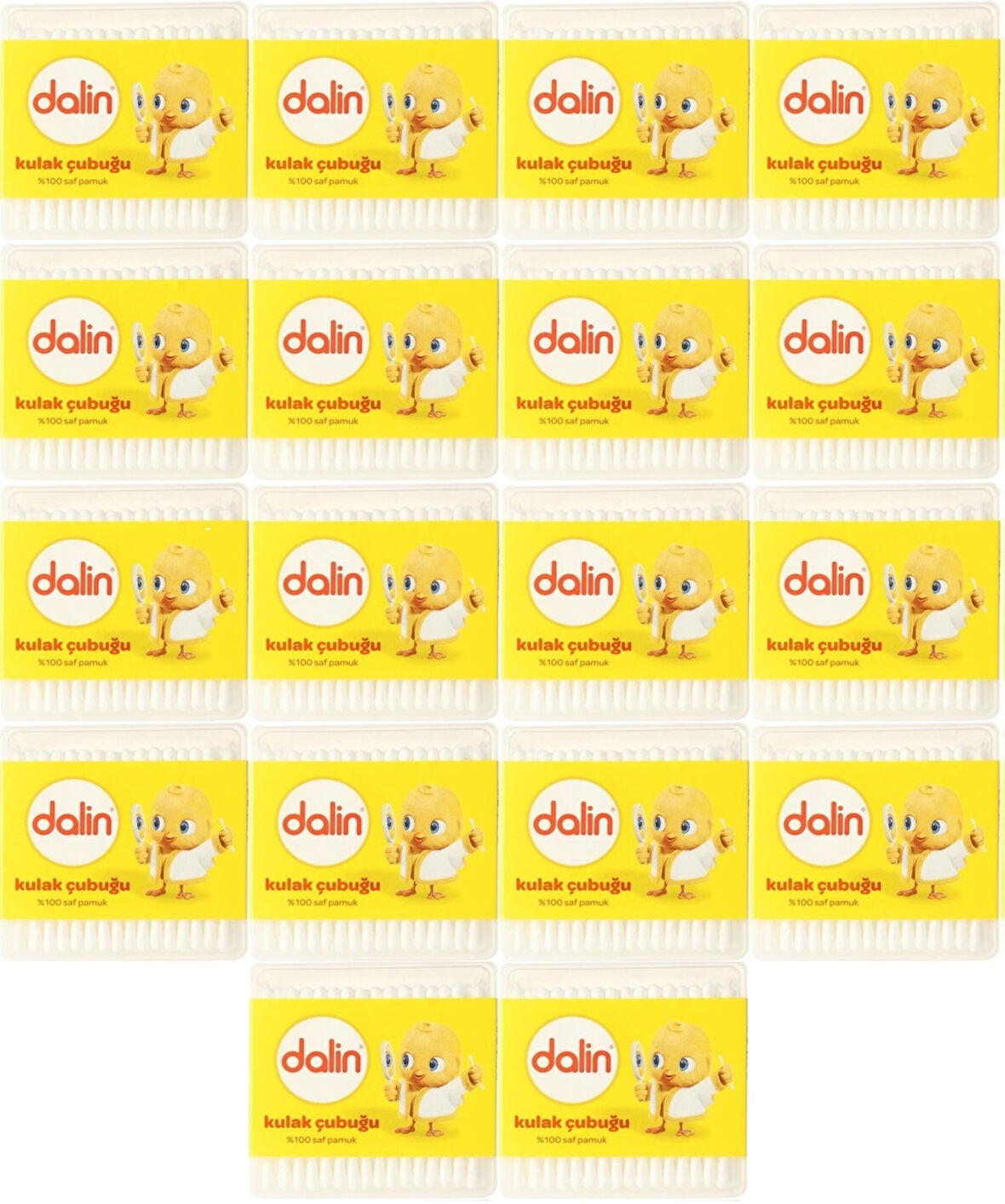 Dalin Kulak Çubuğu 100 Adet (18 Li Set)
