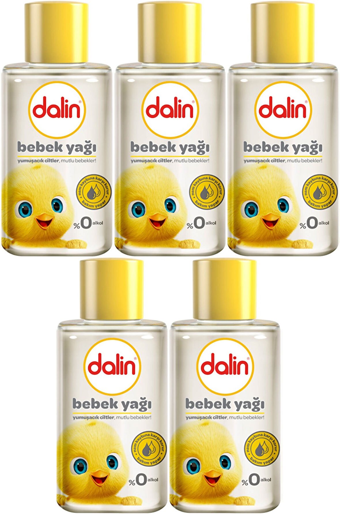 Dalin Bebek Yağı 50ML Klasik Mini (5 Li Set)