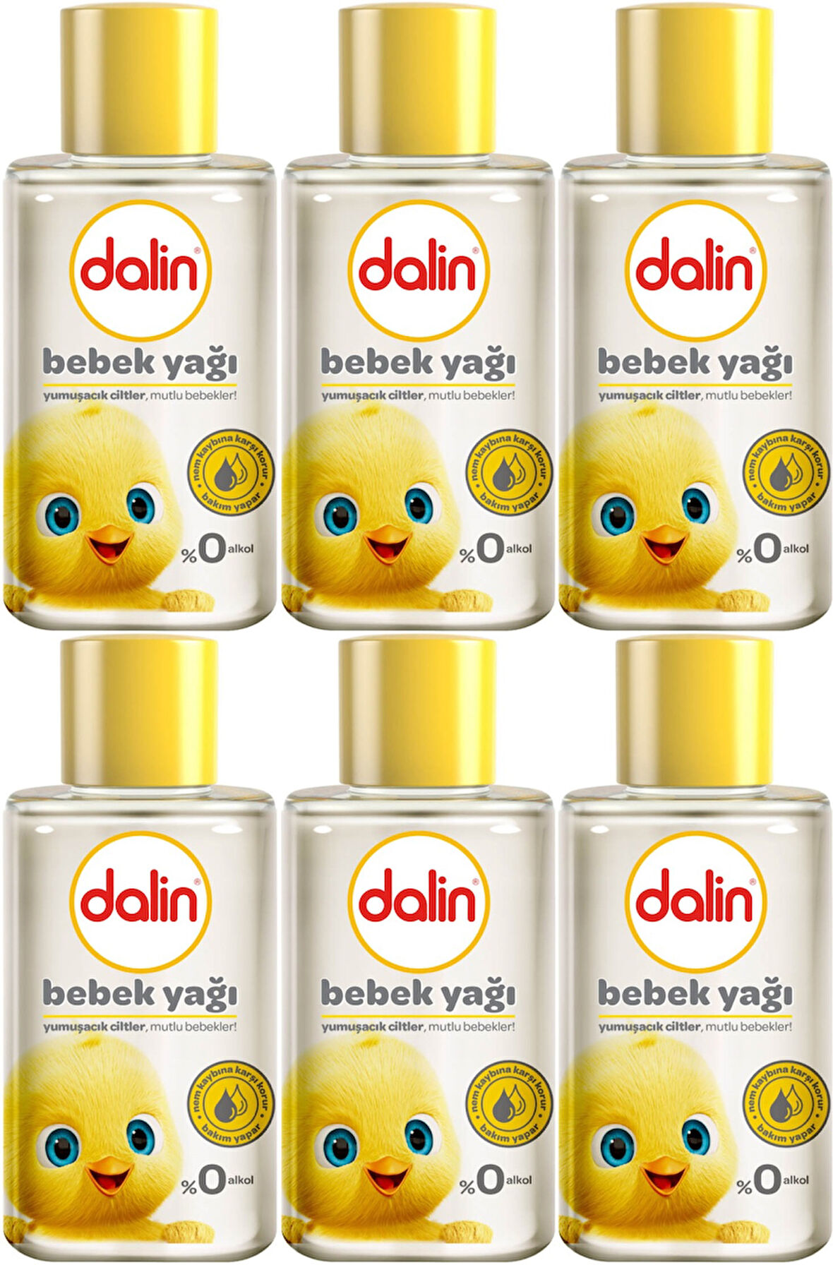 Dalin Bebek Yağı 50ML Klasik Mini (6 Lı Set)