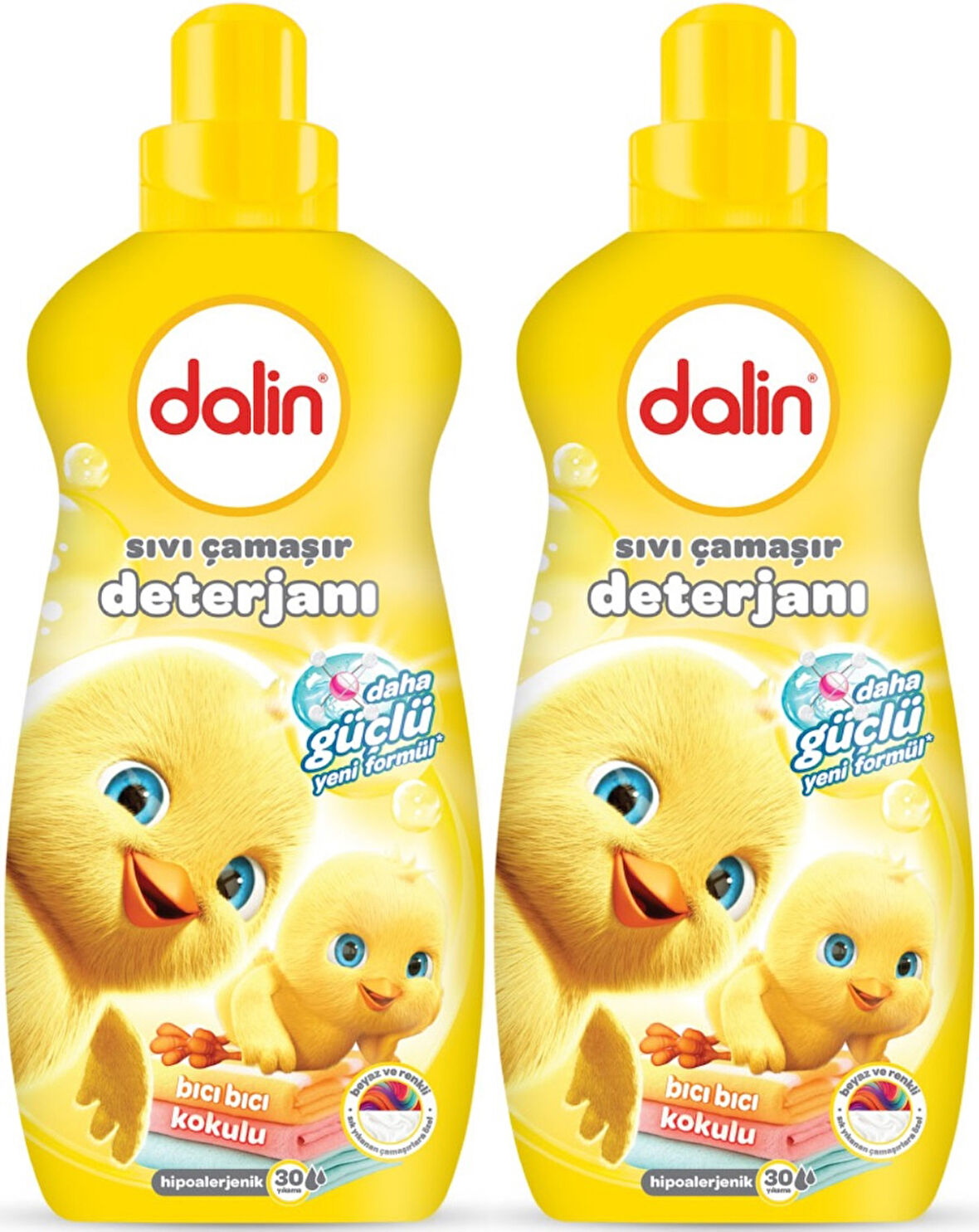 Dalin Çamaşır Deterjanı 1.5LT Bıcı Bıcı Kokulu (Hassas ve Hipoalerjenik Formül) (2 Li Set)