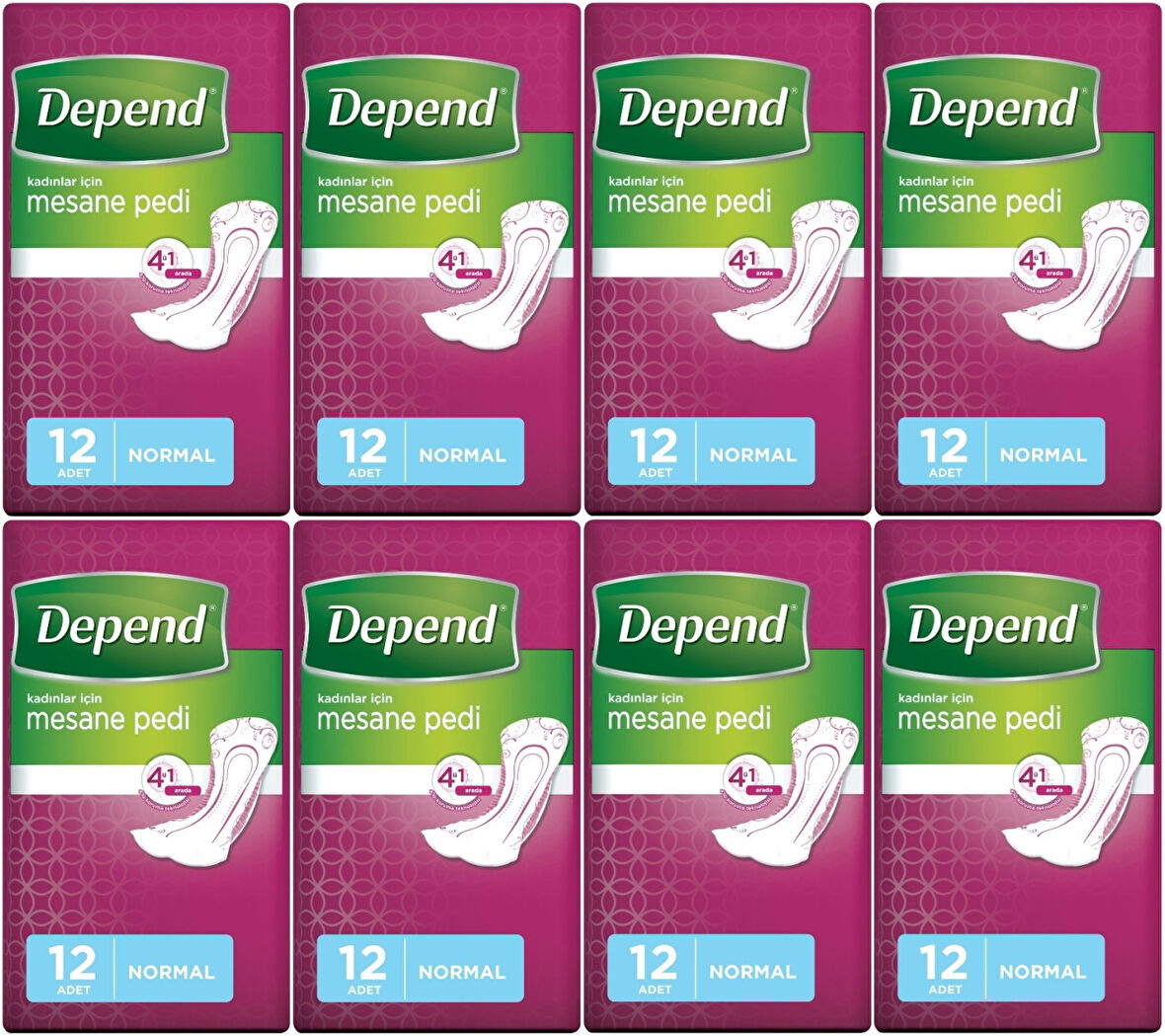 Depend Mesane Pedi Kadın Normal 96 Adet