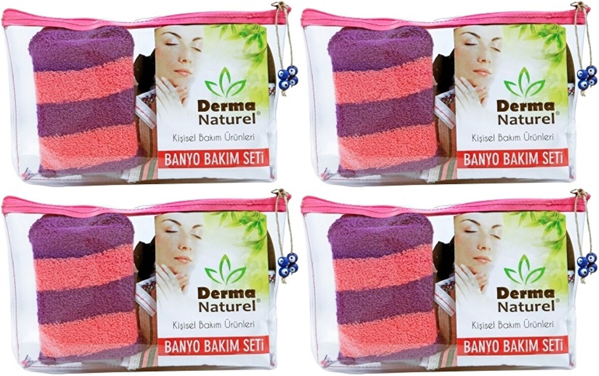 Derma Naturel Banyo Bakım Seti 4 Parça (4 Lü Set)