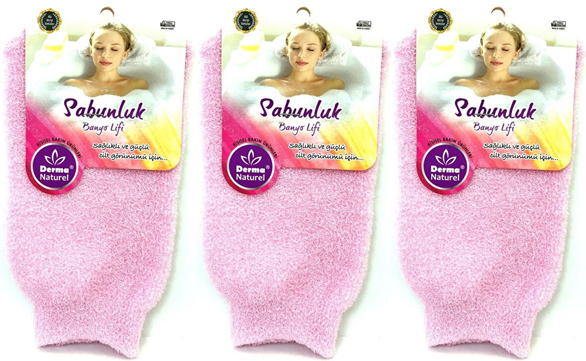 Derma Naturel Sabunluk Banyo Lifi MS-30 (3 Lü Set)