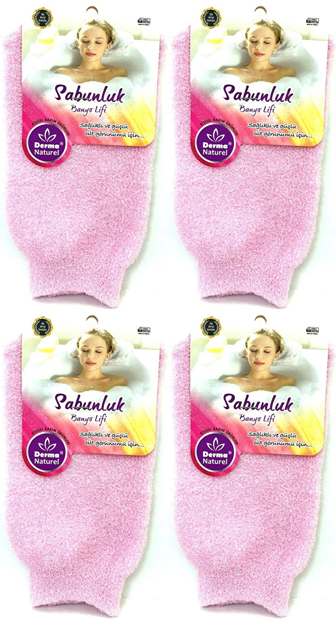 Derma Naturel Sabunluk Banyo Lifi MS-30 (4 Lü Set)