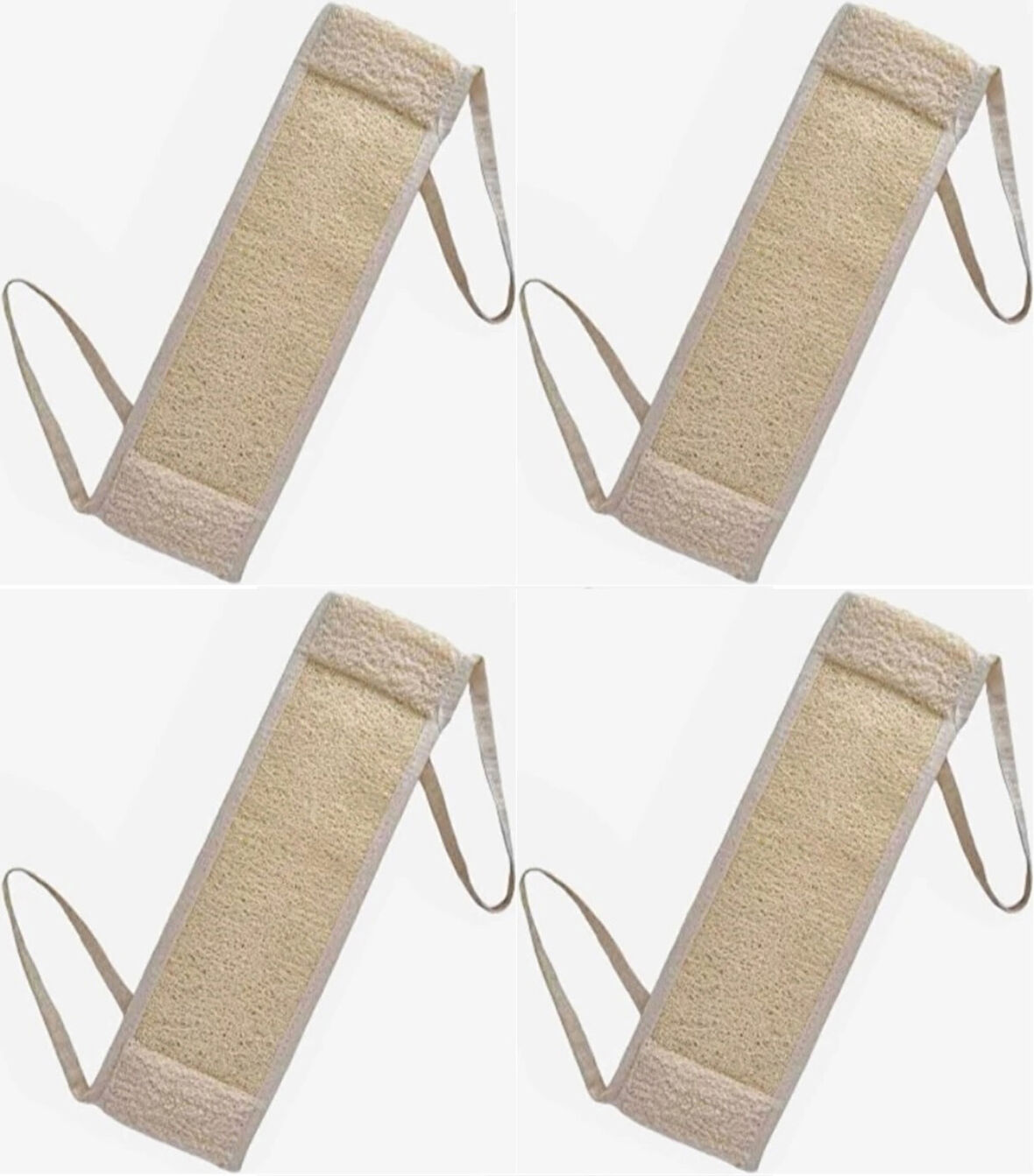 Derma Naturel Loofah İpli Kemer (Kabak) MS-12 (4 Lü Set)