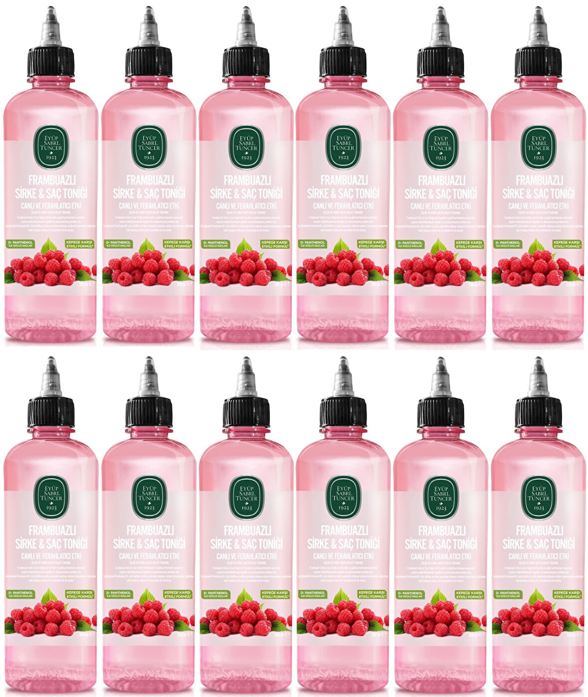 Eyüp Sabri Tuncer Saç Toniği 500ML Frambuazlı Sirkeli (12 Li Set)