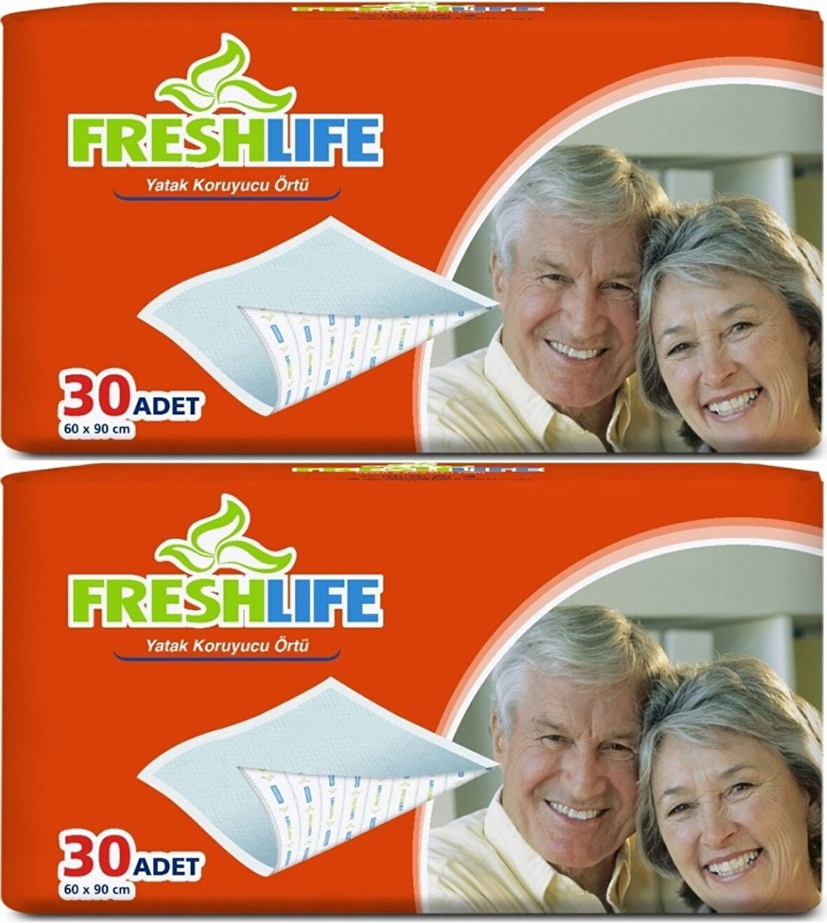 FreshLife Hasta Yatak Koruyucu 60*90CM 60 Adet (2PK*30)