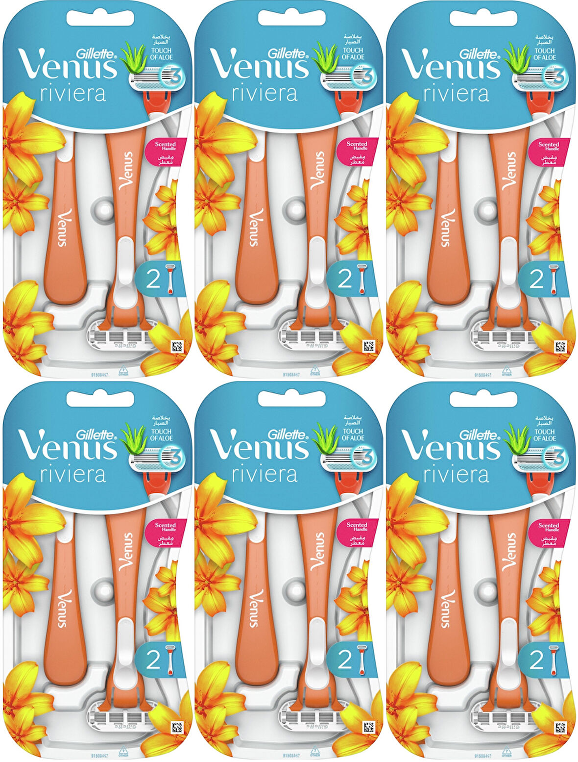 Gillette Venus Riviera Kullan At Kadın Tıraş Bıçağı 12 Li Set (6PK*2)