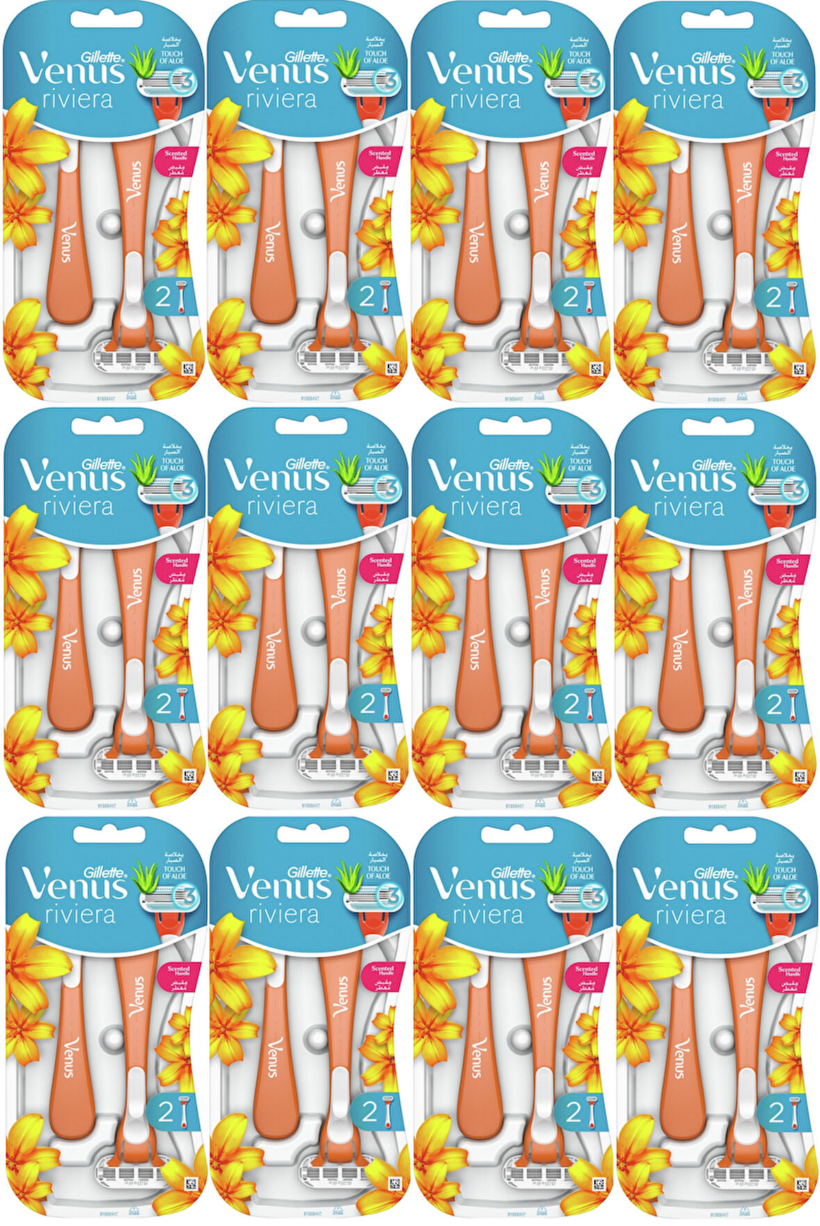 Gillette Venus Riviera Kullan At Kadın Tıraş Bıçağı 24 Lü Set (12PK*2)