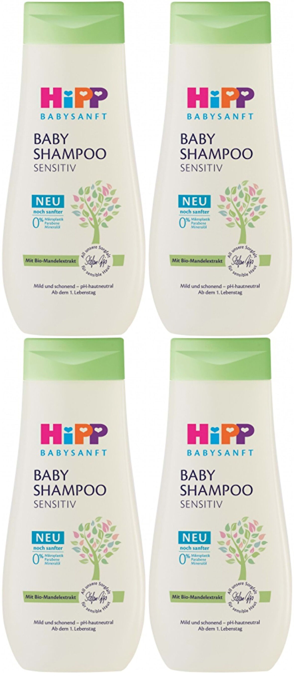 Hipp Babysanft Bebek Şampuanı (Baby Shanmpoo) Sensıtıv 200ML (4 Lü Set)