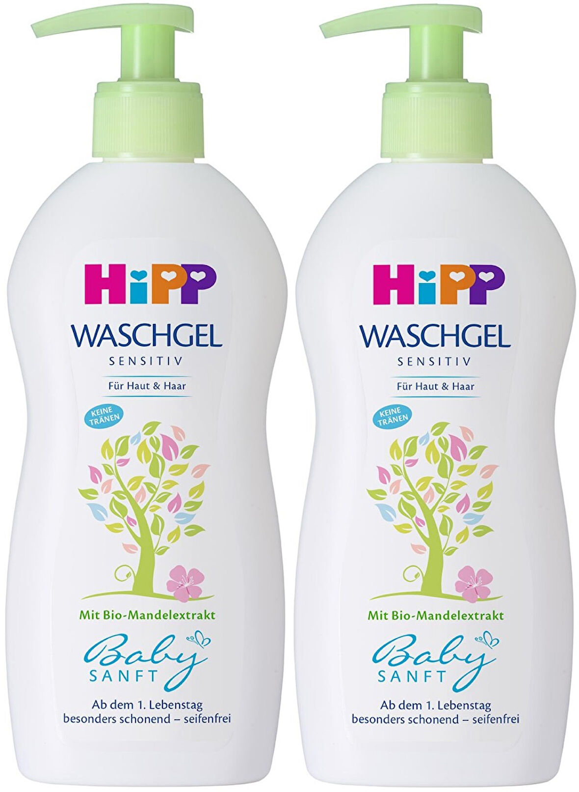 Hipp Babysanft Bebek Saç ve Vücut Banyo Jeli 400ML (2 Li Set)