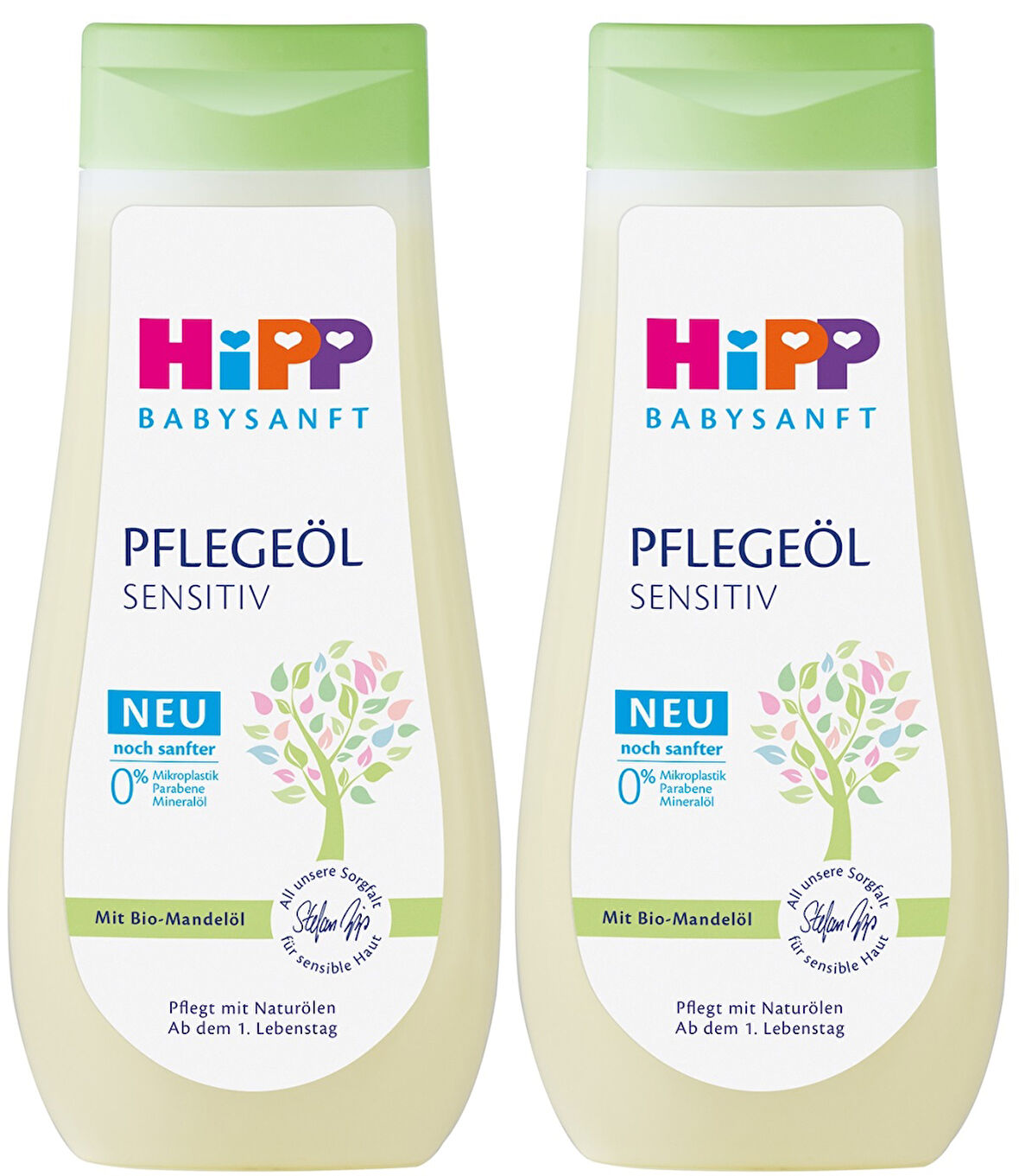 Hipp Babysanft Bebek Bakım Yağı/Pelegeöl Sensıtıv 200ML (2 Li Set)
