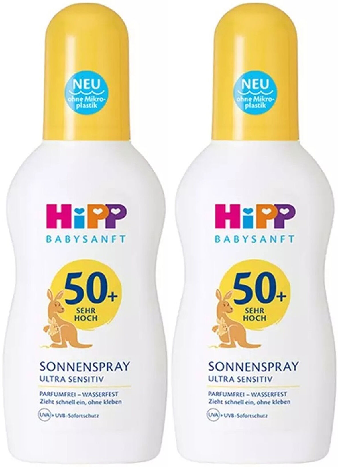 Hipp Babysanft Sprey Güneş Kremi Sonnenspray 50+ Faktör Ultra Sensıtıv 150ML Sprey (2 Li Set)