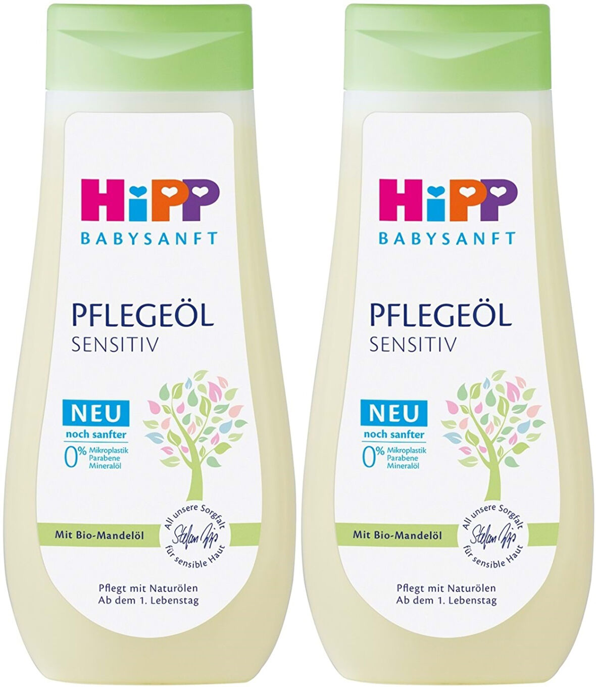 Hipp Babysanft Bebek Bakım Yağı/Pelegeöl Sensıtıv 200ML (2 Li Set)