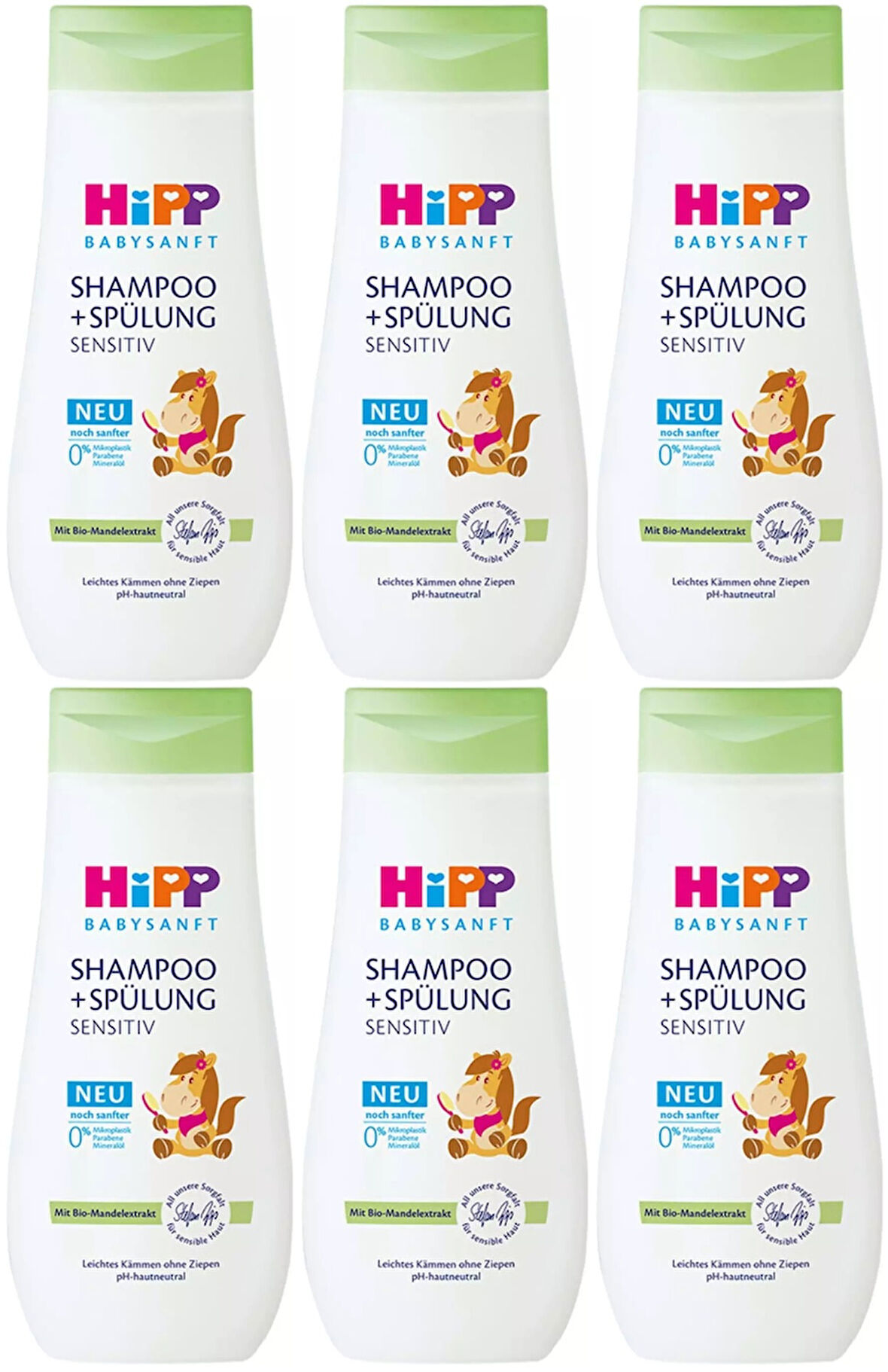 Hipp Babysanft Çoçuk Şampuanı (Shampoo +Spülung) Sensıtive 200ML (6 Lı Set)